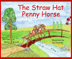 Straw Hat Penny Horse